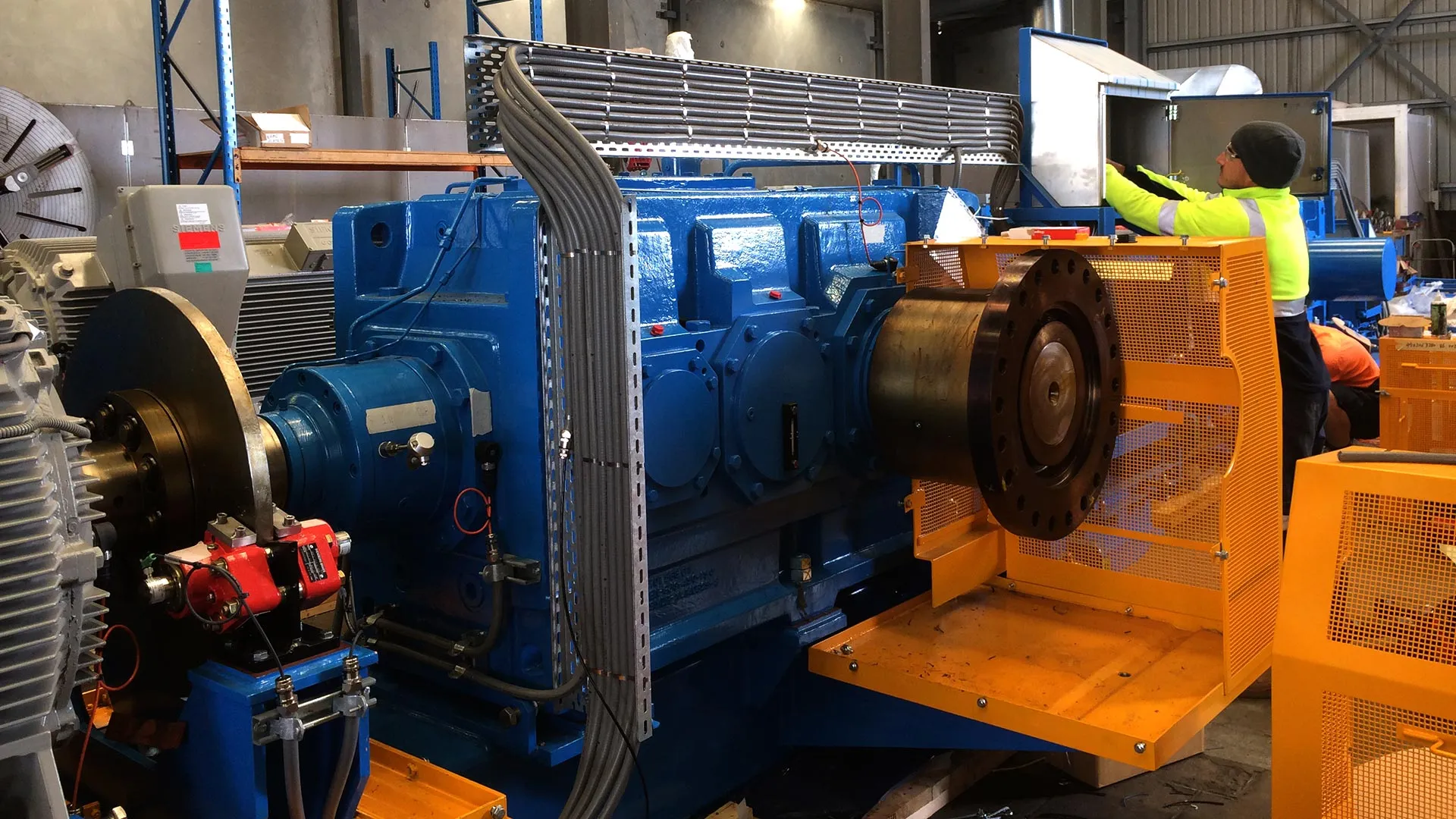 Mine-site drive equipment during maintenance